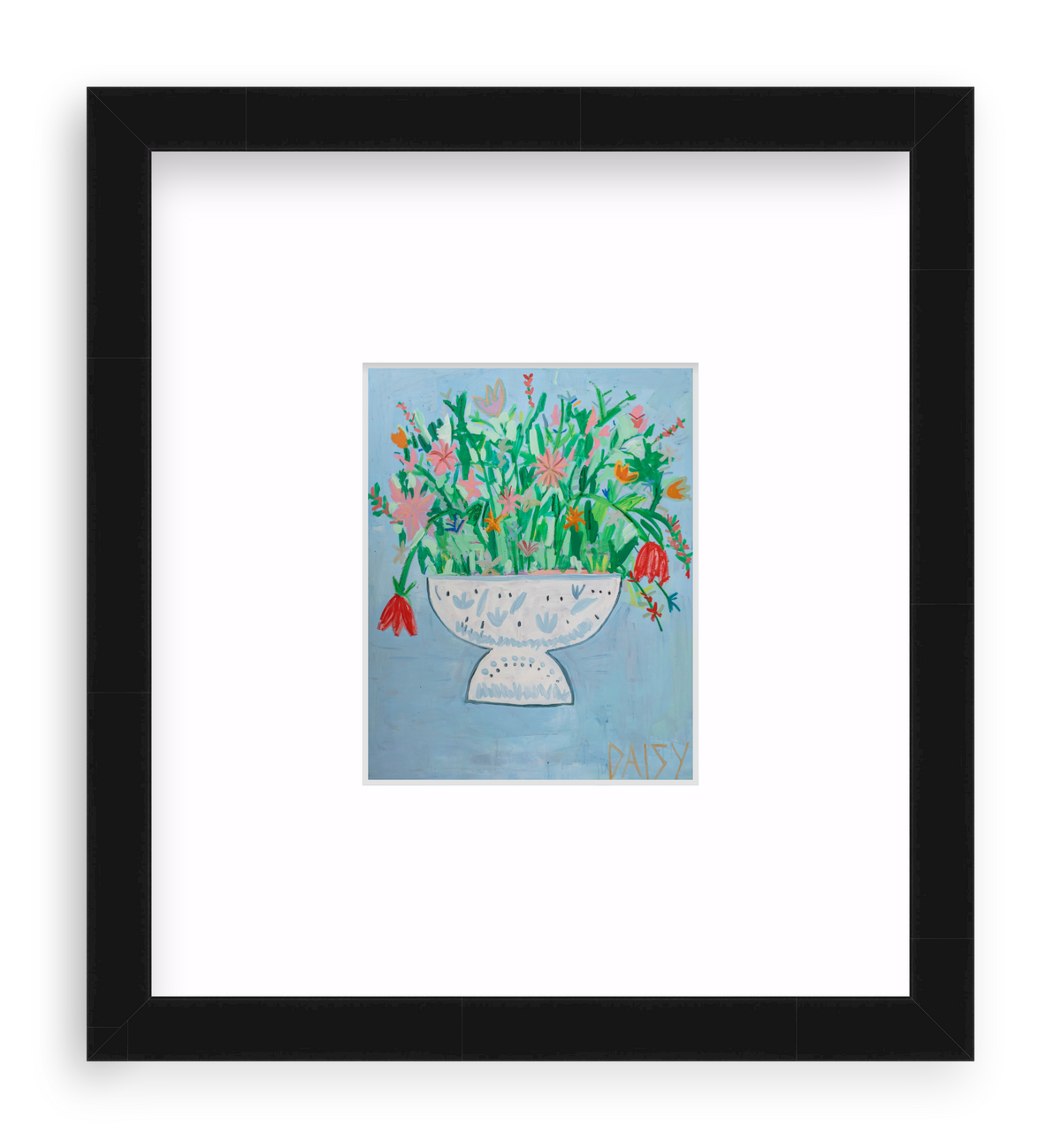 "Flowers 4EVA" Mini Abstract Print by Megan Daisy Milner