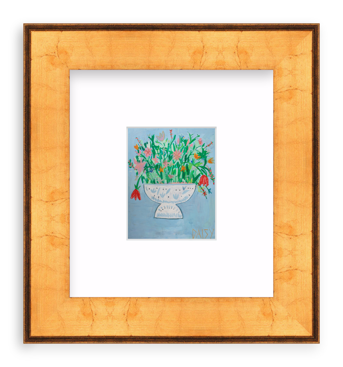 "Flowers 4EVA" Mini Abstract Print by Megan Daisy Milner
