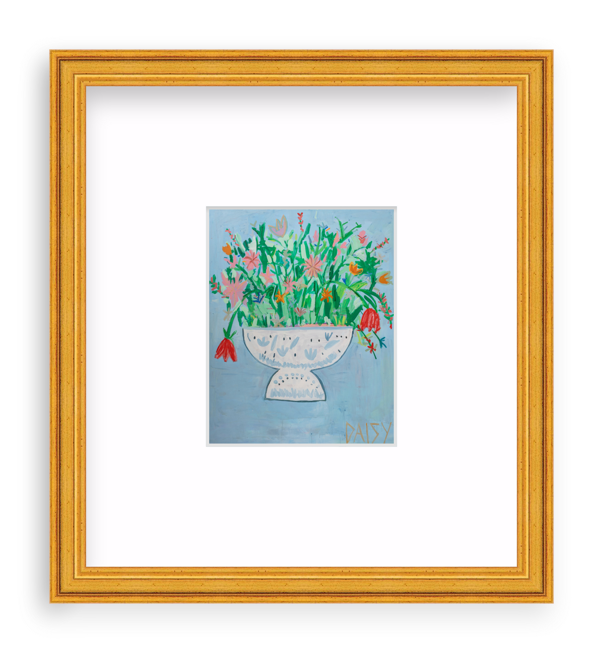 "Flowers 4EVA" Mini Abstract Print by Megan Daisy Milner