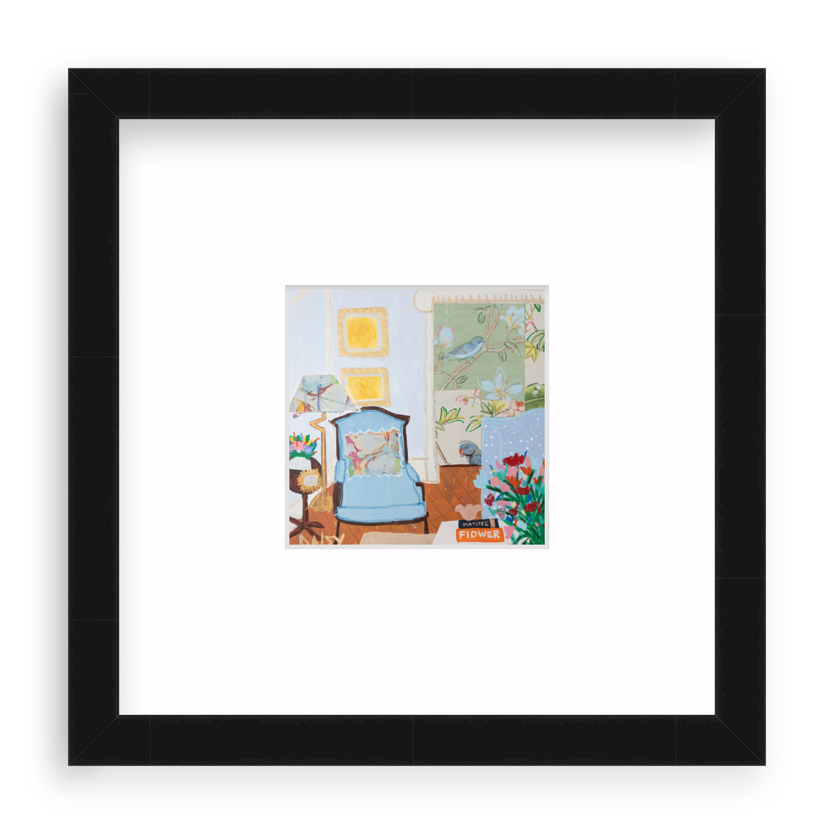 "A Nice Place To Sit" Mini Print by Megan Daisy Milner