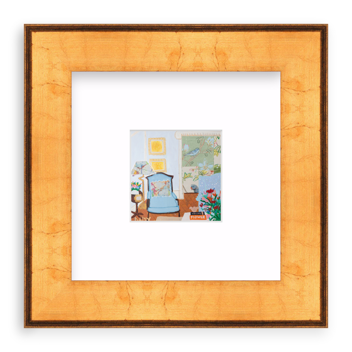 "A Nice Place To Sit" Mini Print by Megan Daisy Milner