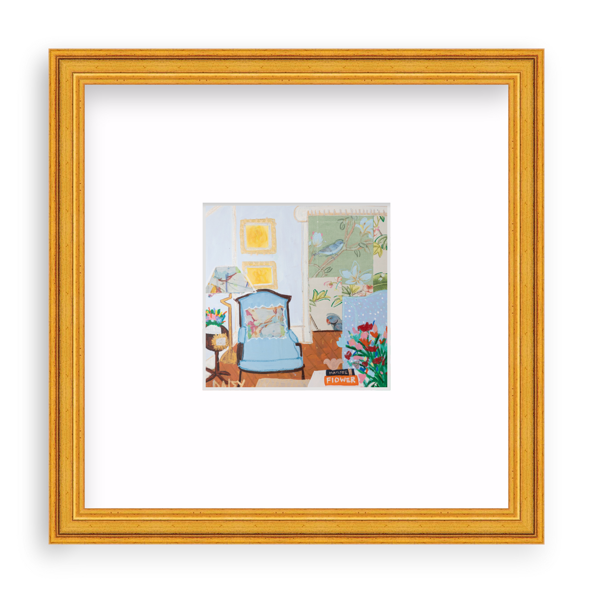 "A Nice Place To Sit" Mini Print by Megan Daisy Milner