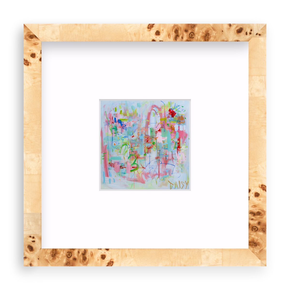 "Purple" Mini Abstract Print by Megan Daisy Milner
