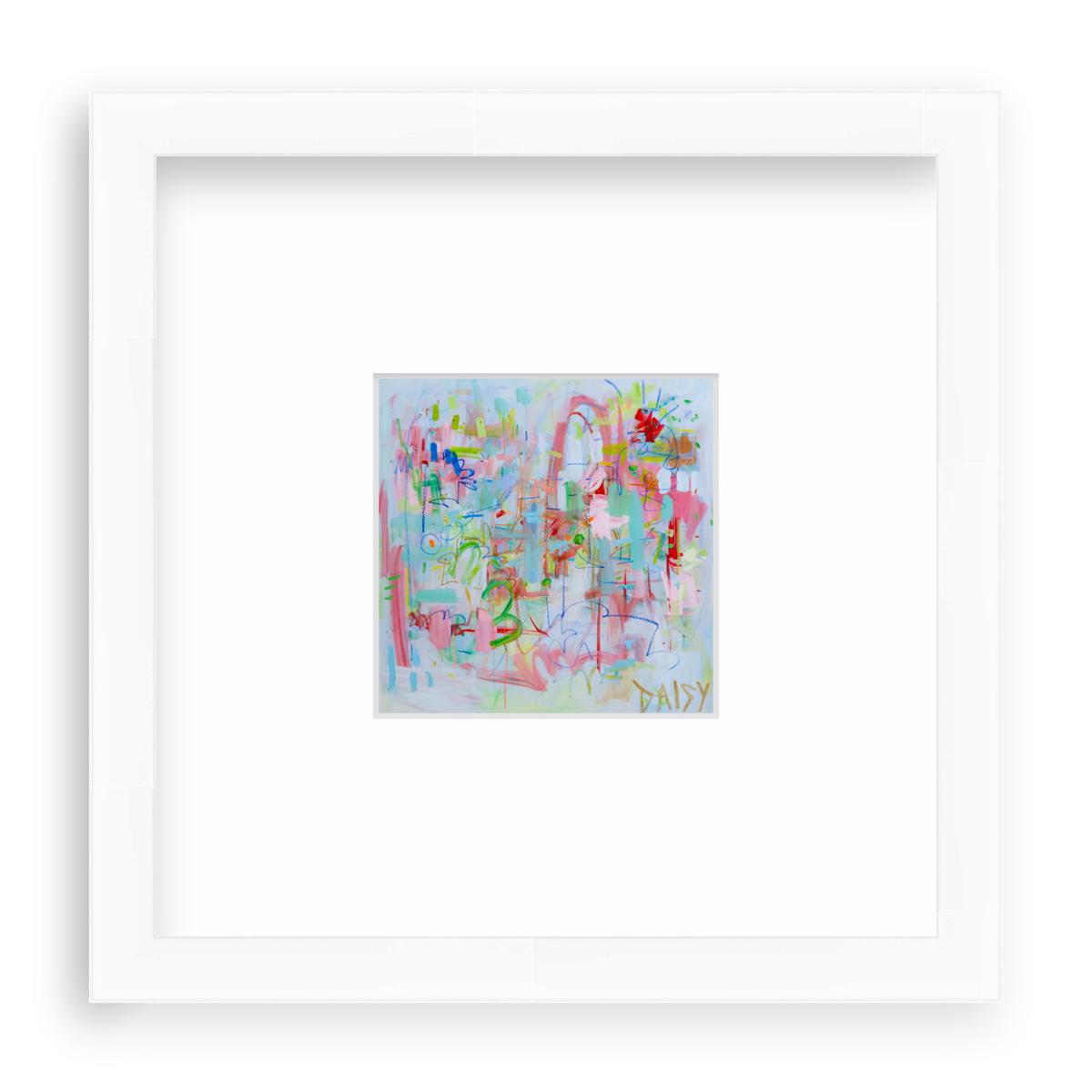 "Purple" Mini Abstract Print by Megan Daisy Milner