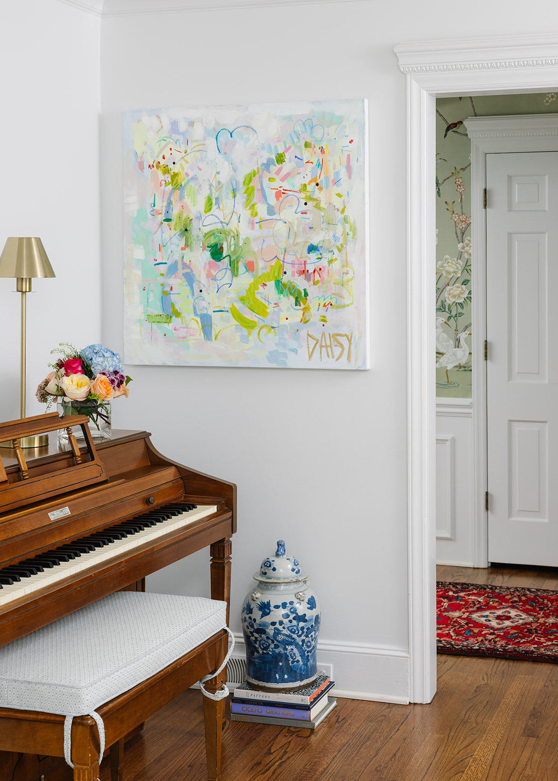 36x36 “Fun Just Isn’t For Fridays" | Original Still Life Painting by Megan Daisy Milner