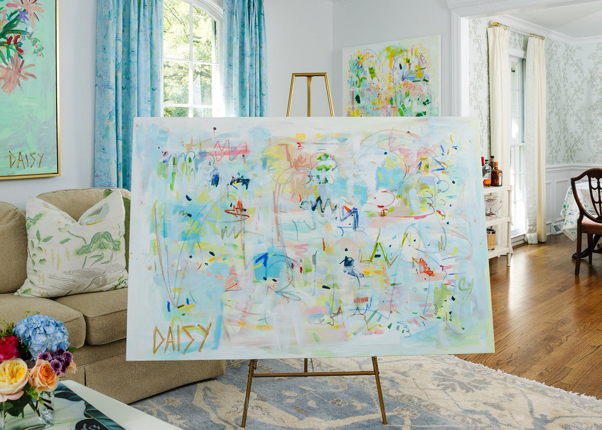 40x60 "Here She Is" Original Painting by Megan Daisy Milner