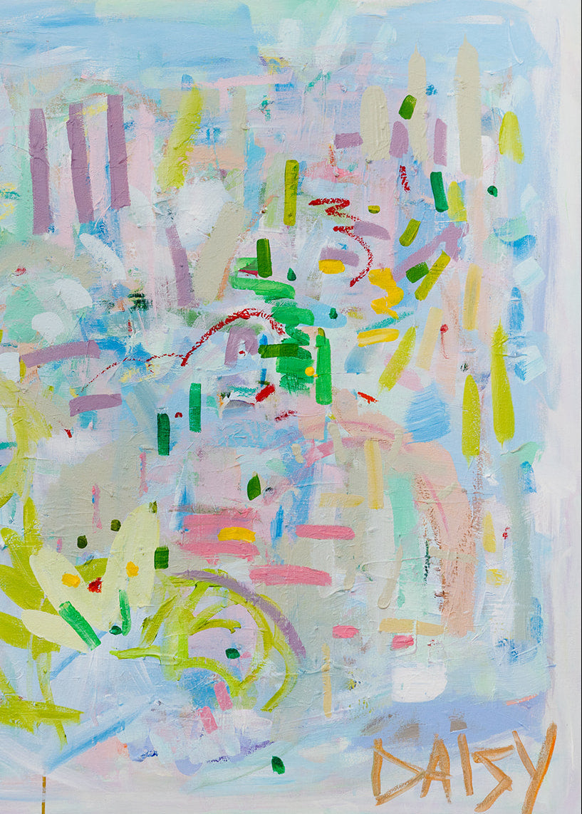 48x36 "Chaos In Bloom" | Original Abstract Painting by Megan Daisy Milner