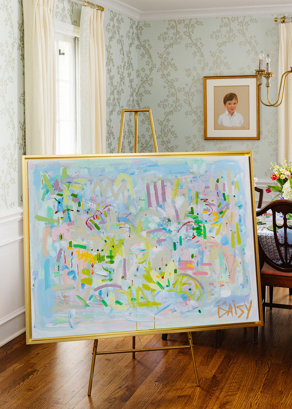 48x36 "Chaos In Bloom" | Original Abstract Painting by Megan Daisy Milner
