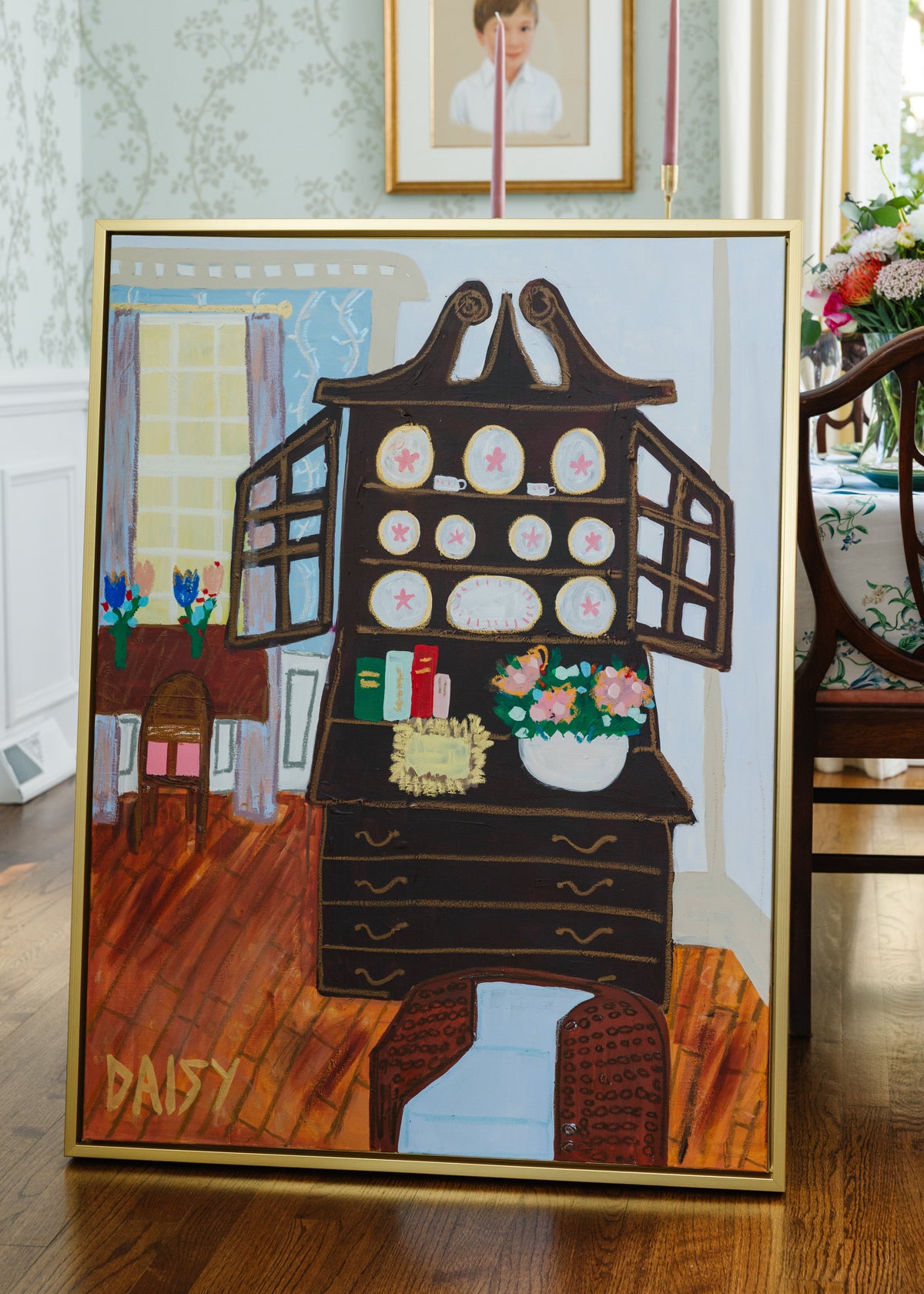 30x40 "A Secretary Moment" | Original Still Life Painting by Megan Daisy Milner