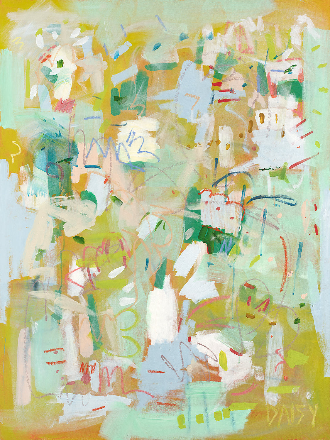 "Grounded" Abstract Art Print by Megan Daisy Milner