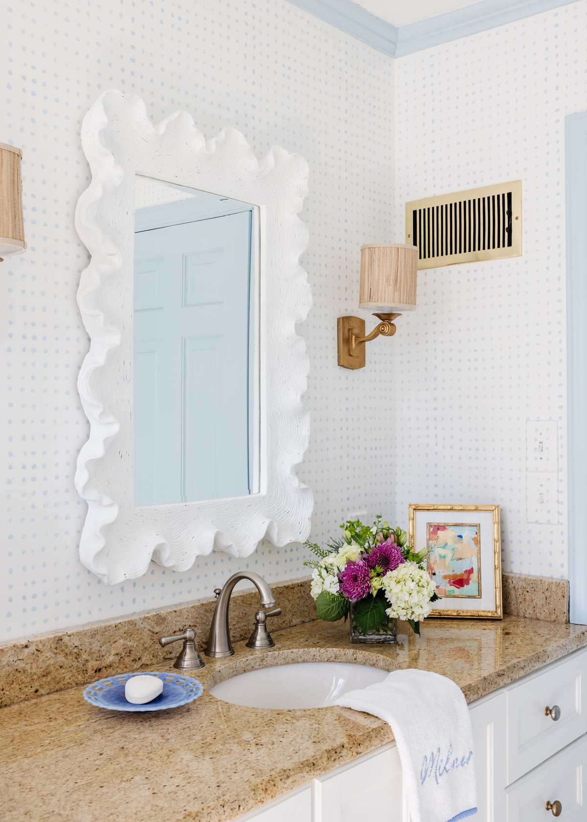 Just Some Painted Dots Custom Wallpaper by Megan Daisy Milner – Clay-Coated & Grasscloth Options
