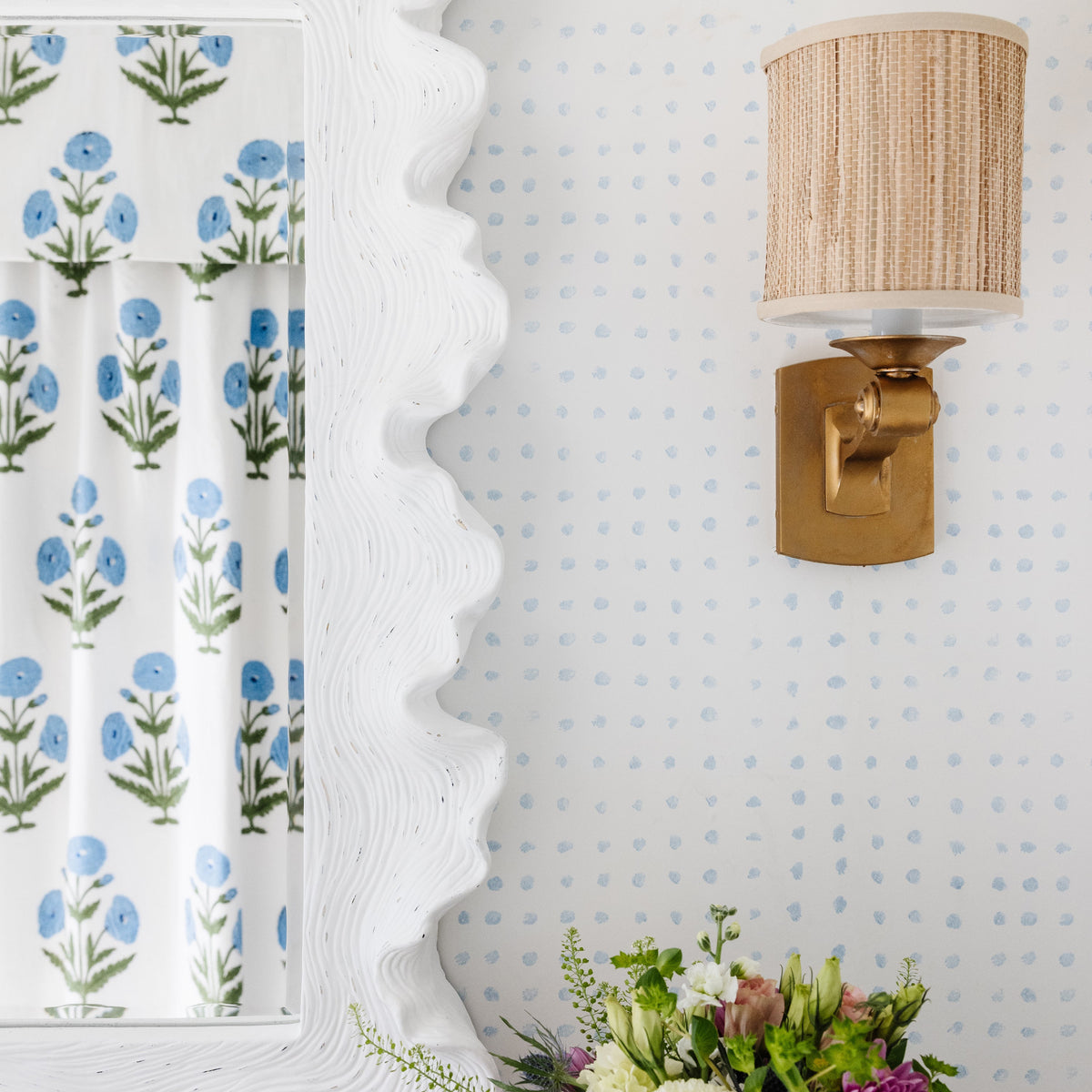 Just Some Painted Dots Custom Wallpaper by Megan Daisy Milner – Clay-Coated & Grasscloth Options