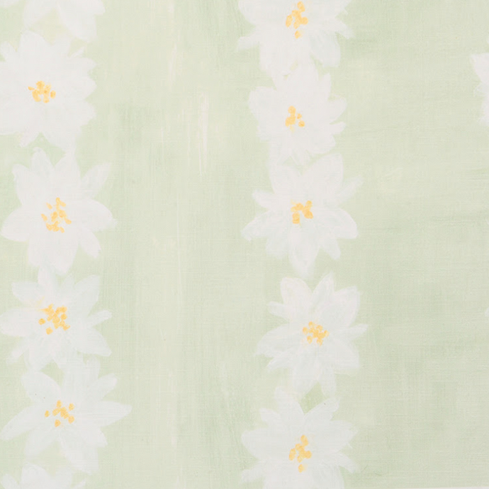 Daisy Chain Custom Fabric by Megan Daisy Milner – Linen and Performance Options