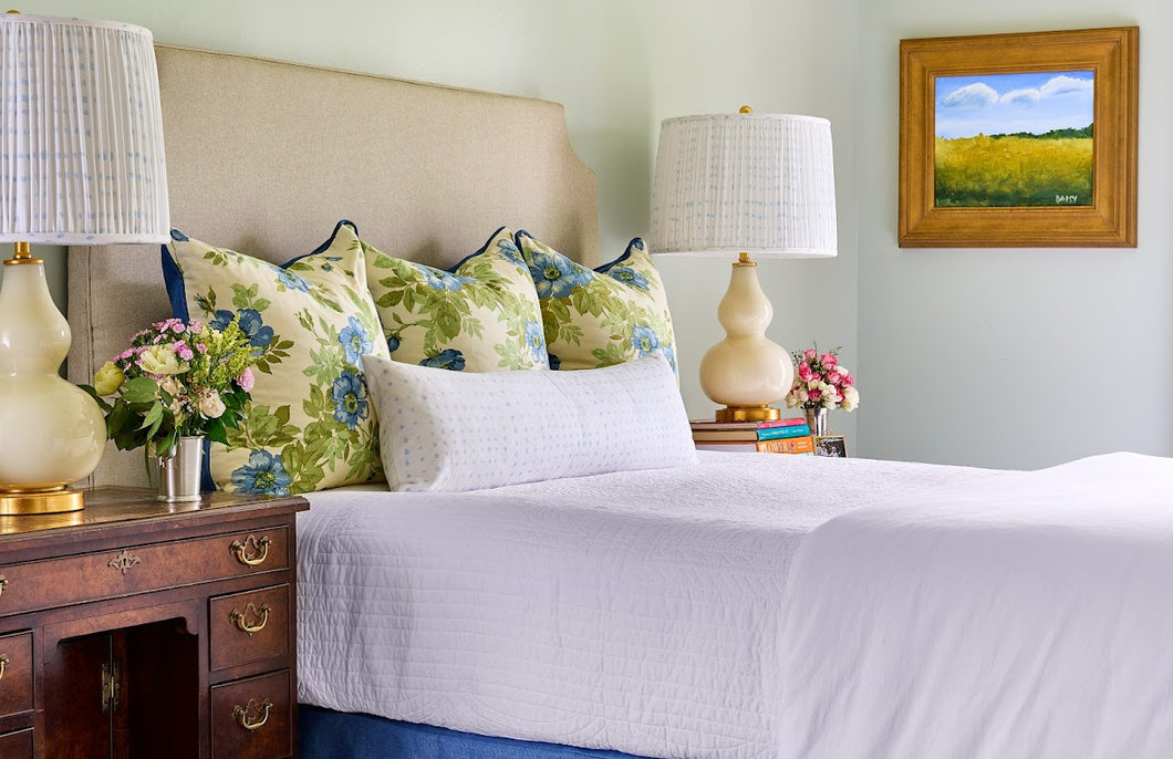 Just Some Painted Dots Custom Fabric by Megan Daisy Milner – Linen & Performance Fabric